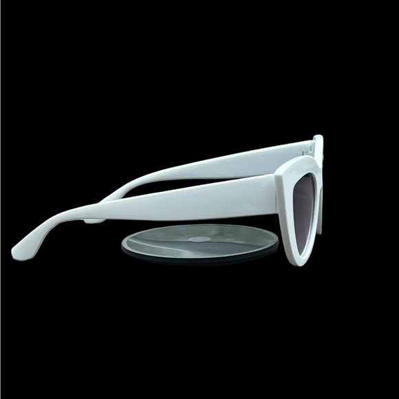 White Cateye Sunglasses - Picture 8 of 12